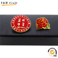 Custom Design Souvenir Metal Medallion Button Pin Badge for Gift